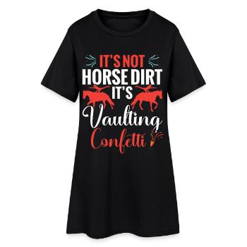  Horse Vaulter Stuff Vaulting Equipment Artistic - Women’s T-Shirt Dress - black - Front