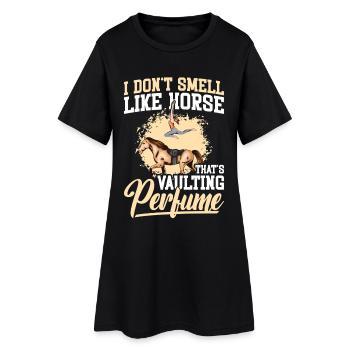 Gymnastique Équestre Artistique Cheval - Robe T-shirt Femme - noir - Devant