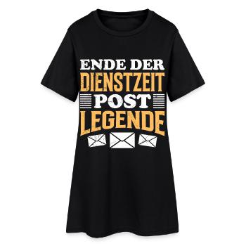 Postman END OF SERVICE POSTAL LEGEND - Women’s T-Shirt Dress - black - Front