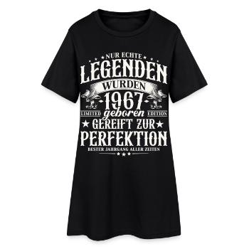 Cadeau d’anniversaire Vintage Born Legends 1967 - Robe T-shirt Femme - noir - Devant