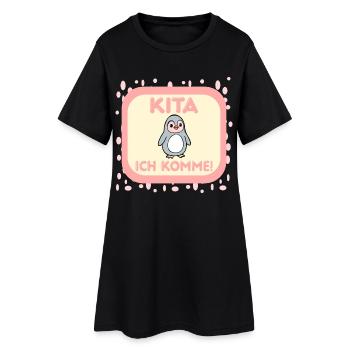 premier jour de garderie - Robe T-shirt Femme - noir - Devant