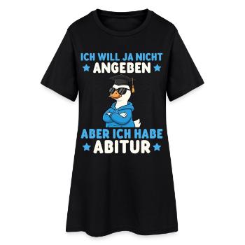 Fin d’études secondaires passée cadeau de remise des diplômes de l’oie - Robe T-shirt Femme - noir - Devant