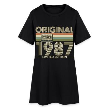 Original 1987 Edition Retro - Women’s T-Shirt Dress - black - Front