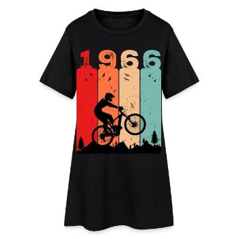 Millésime 1966 - Robe T-shirt Femme - noir - Devant