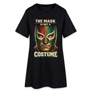 Lucha Libre Luchador Le masque n’est pas un costume - Robe T-shirt Femme - noir - Devant
