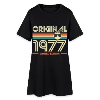 Original 1977 Édition Limitée - Robe T-shirt Femme - noir - Devant