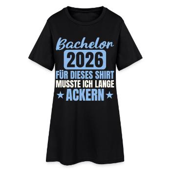 Bachelor 2026 Studies Degree Lange Ackern - Women’s T-Shirt Dress - black - Front