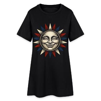 Dominican - Women’s T-Shirt Dress - black - Front