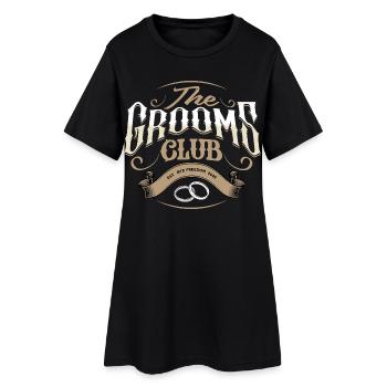 Fête de garçon du Club des Mariés 2026 - Robe T-shirt Femme - noir - Devant