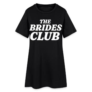 Le Club des Mariées - Robe T-shirt Femme - noir - Devant