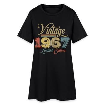 Millésime 1967 - Robe T-shirt Femme - noir - Devant