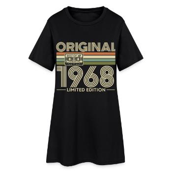 Original 1968 Rétro Limité - Robe T-shirt Femme - noir - Devant