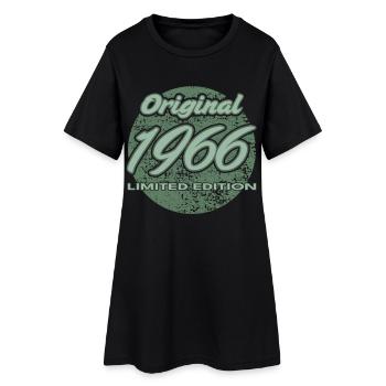 60e anniversaire 1966 cadeau pour hommes et femmes - Robe T-shirt Femme - noir - Devant