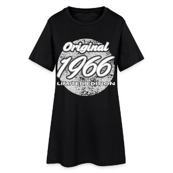 60e anniversaire 1966 cadeau pour hommes et femmes - Robe T-shirt Femme - noir - Devant