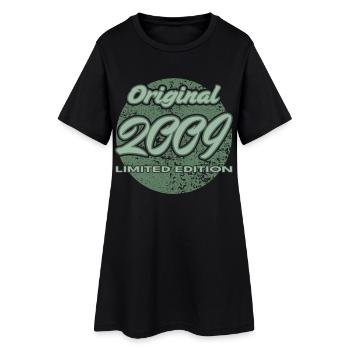 17e anniversaire 2009 cadeau garçons et filles - Robe T-shirt Femme - noir - Devant