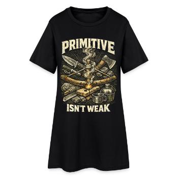 Prepper Survivalists - Women’s T-Shirt Dress - black - Front