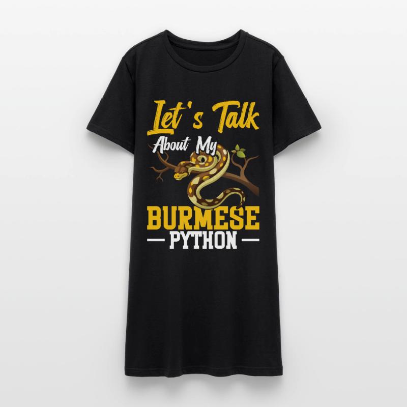 Propriétaire de python birman, terriarium de serpent, cacher un python Robe T-shirt Femme