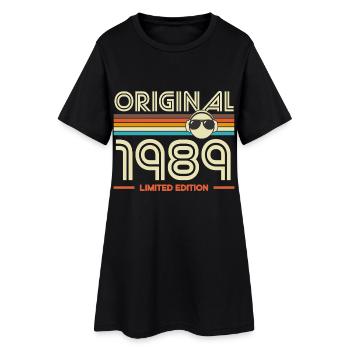 Original 1989 Retro Edition - Robe T-shirt Femme - noir - Devant