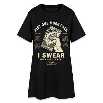 Juste un pack de plus, je jure que la chasse est réelle - Robe T-shirt Femme - noir - Devant