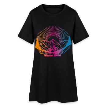 Depuis 1996 - Robe T-shirt Femme - noir - Devant