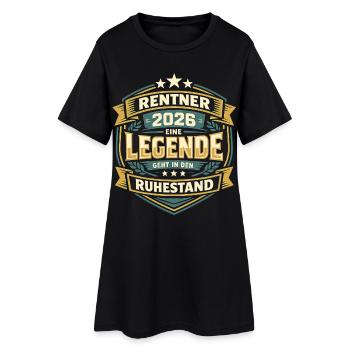 Retraités 2026 Retraite non responsable - Robe T-shirt Femme - noir - Devant