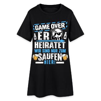 Rumbling Men's T-Shirt Bachelor Party Bachelor Party - Women’s T-Shirt Dress - black - Front