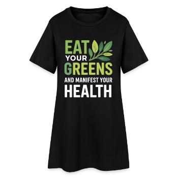 Spécialiste certifié en nutrition des aliments complets cliniques - Robe T-shirt Femme - noir - Devant