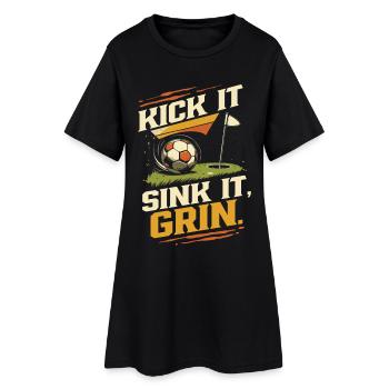 Footgolf Soccer Golf - Women’s T-Shirt Dress - black - Front