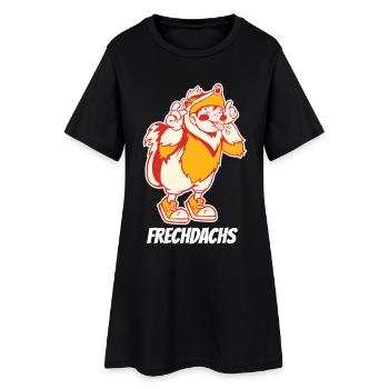 Effronté – Le Voleur Espiègle - Robe T-shirt Femme - noir - Devant