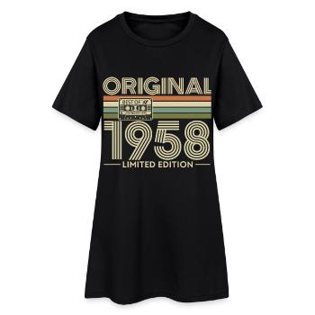 Original 1958 Edition Retro - Robe T-shirt Femme - noir - Devant