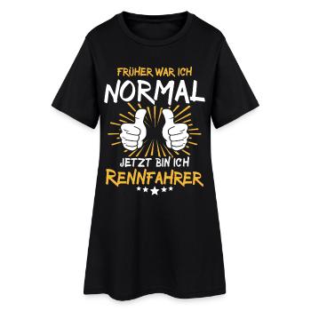 Diction du coureur - Robe T-shirt Femme - noir - Devant