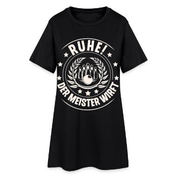 Bowling Skittles - Women’s T-Shirt Dress - black - Front