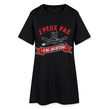 J'peux pas Jiu Jitsu T-shirt - Robe T-shirt Femme - noir - Devant