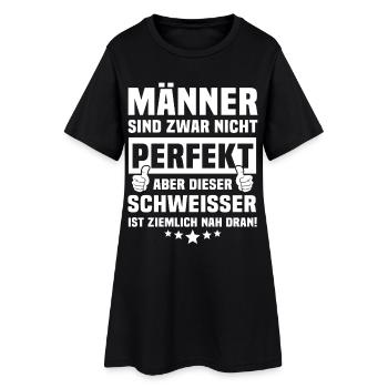 soudeur - Robe T-shirt Femme - noir - Devant