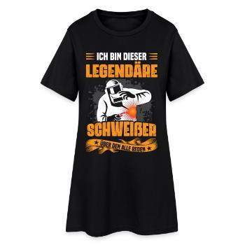 I am the legendary welder - Women’s T-Shirt Dress - black - Front