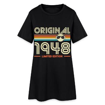 Originaler Sonnenuntergang von 1948 - Frauen T-Shirt-Kleid - Schwarz - Vorne