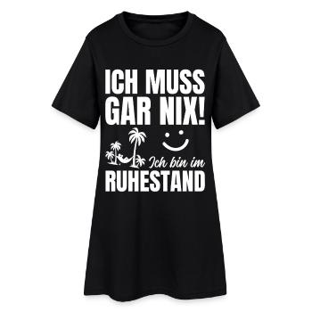 Cadeau de retraite, homme, femme retraite, drôle - Robe T-shirt Femme - noir - Devant
