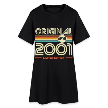 Original 2001 Edition Retro - Robe T-shirt Femme - noir - Devant