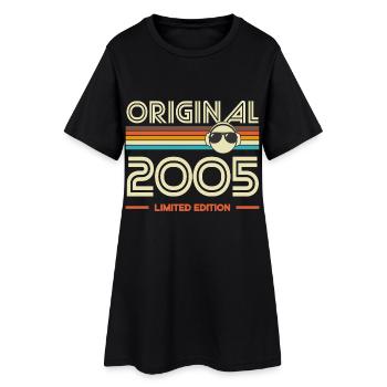 Original 2005 Édition Limitée Rétro - Robe T-shirt Femme - noir - Devant