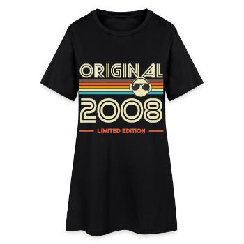 Original 2008 Retro Edition - Robe T-shirt Femme - noir - Devant