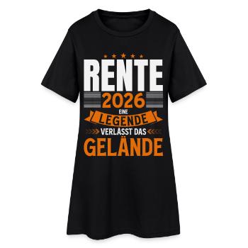 Retrait de pensionnaire 2026 Gift Man Retraite Drôle - Robe T-shirt Femme - noir - Devant