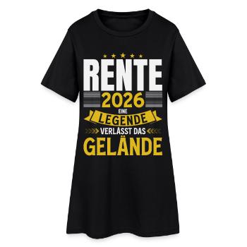 Pension Gift Man Retraite retraite 2026 Drôle - Robe T-shirt Femme - noir - Devant