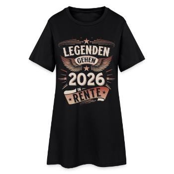 Pension de pensionnaire de l’homme à cadeaux de retraite 2026 Drôle - Robe T-shirt Femme - noir - Devant