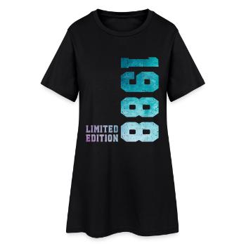 1988 Édition Limitée 38 ans anniversaire - Robe T-shirt Femme - noir - Devant