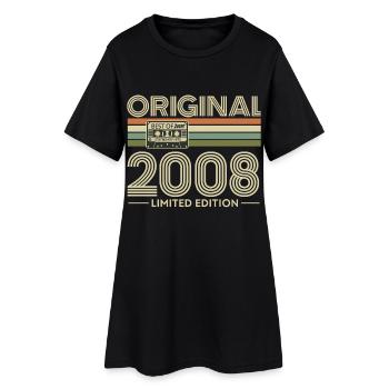 Original 2008 Vibes Cassette rétro - Robe T-shirt Femme - noir - Devant