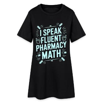 Étudiant en pharmacie Je parle couramment la pharmacie - Robe T-shirt Femme - noir - Devant