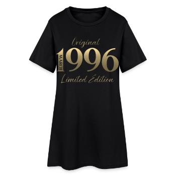 30. Geburtstag Geschenk Mann Frau März 1996 - Frauen T-Shirt-Kleid - Schwarz - Vorne