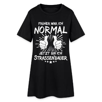 Constructeurs de routes - Robe T-shirt Femme - noir - Devant