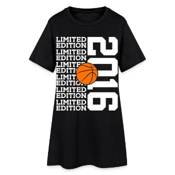 10E ANNIVERSAIRE DU BASKETBALL EN ÉDITION LIMITÉE 2016 - Robe T-shirt Femme - noir - Devant