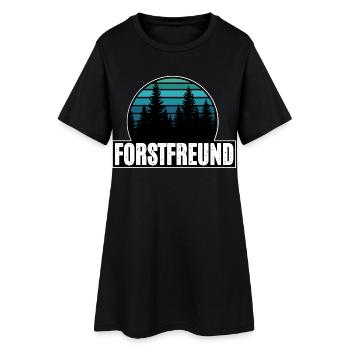 Forst Freund - Women’s T-Shirt Dress - black - Front